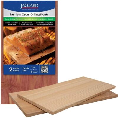 Jaccard 201407 Seal N Cedar Reusable Soaking Bag 4 Planks Small Grilling 