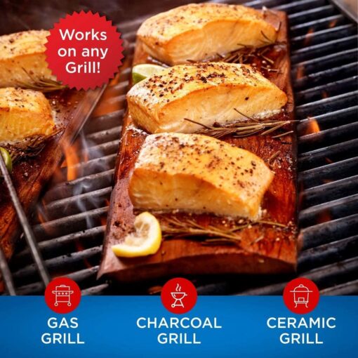Ready 2 Grill™ Pre-Soaked Cedar Grilling Planks