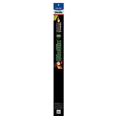 GLOSTIX™ Campfire Sticks for S'mores with GLOW-IN-THE-DARK Handles (15 PACK)