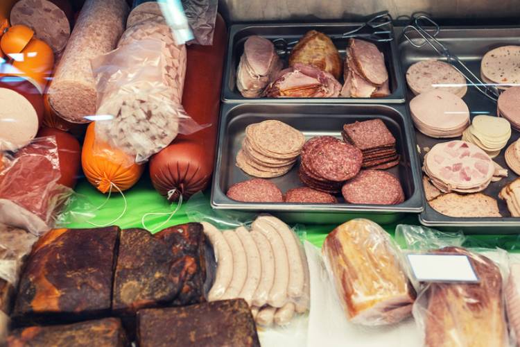 selection of sliced meats