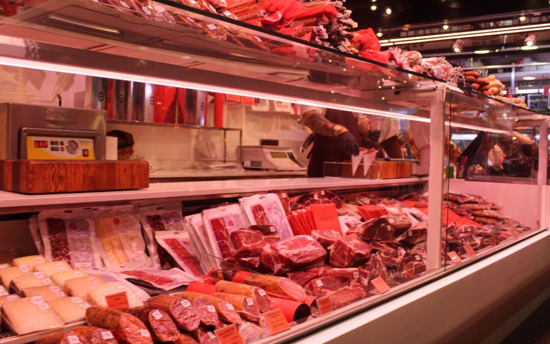 deli counter with meats